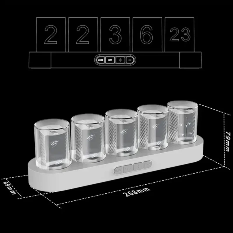 NostalgiaGlow Nixie Clock - Image 5
