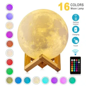 LunaGlow 3D Moon Lamp
