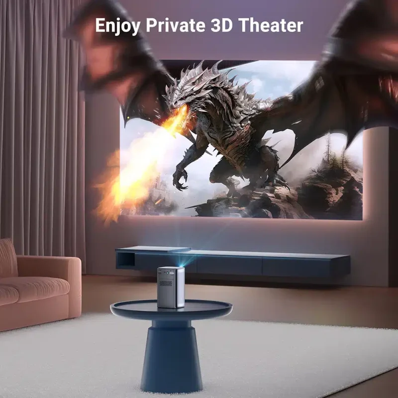 Byintek P70 3D 4K Mini Projector - Image 4