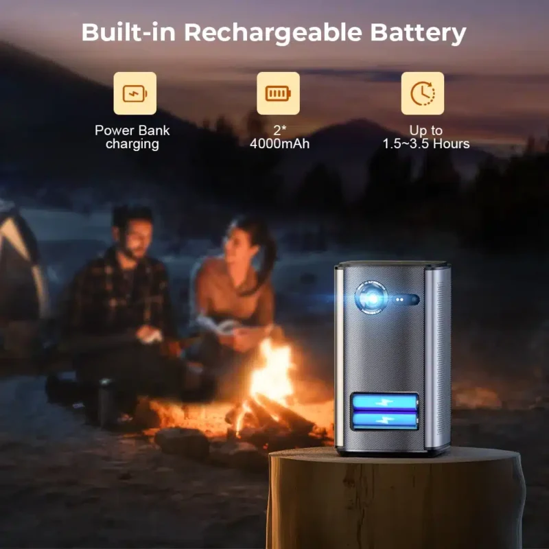 Byintek P70 3D 4K Mini Projector - Image 2