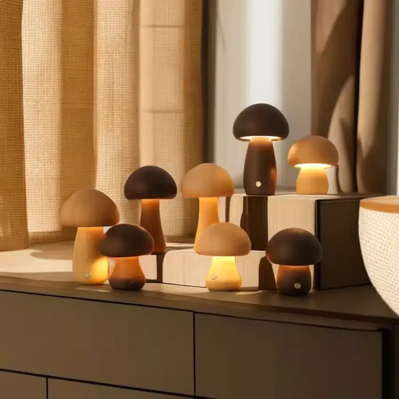 MushroomGlow Touch Lamp - Image 2