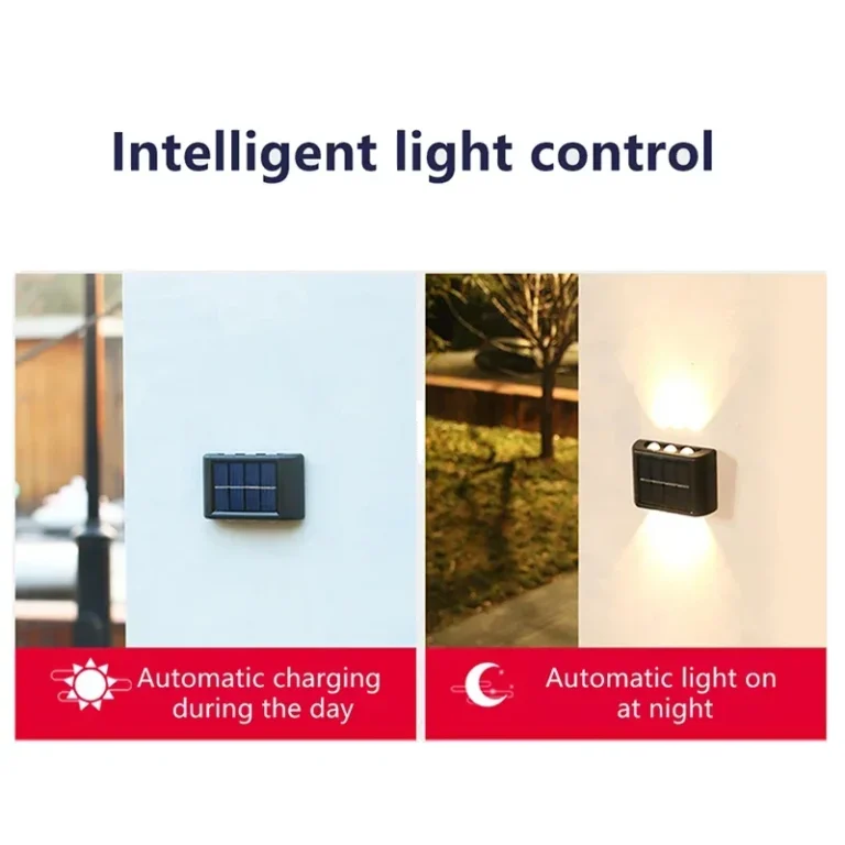 SolarGlow Waterproof Outdoor Wall Lamp photo review