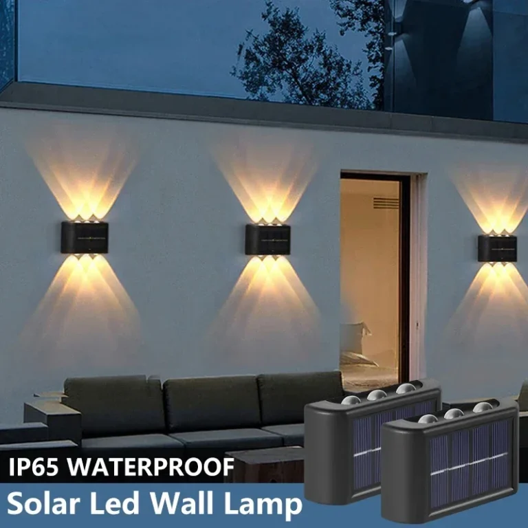 SolarGlow Waterproof Outdoor Wall Lamp photo review