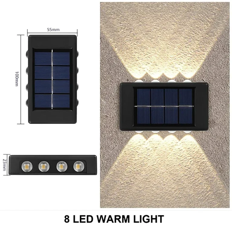 SolarGlow Waterproof Outdoor Wall Lamp photo review